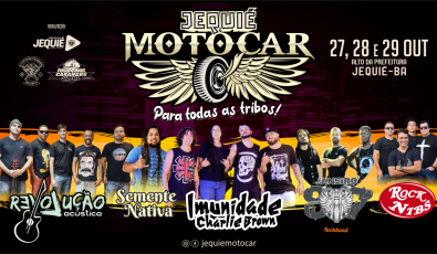 Município sediará Jequié Motocar, com exposições, shows, praça de alimentação e outros atrativos